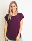 Breastfeeding Top - Luxe Tee Fig