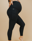 Maternity Leggings - Ryan Ribbed 7/8 Length