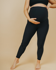 Maternity Leggings - Ryan Ribbed 7/8 Length