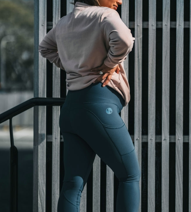 Maternity Leggings - Ryan Ribbed 7/8