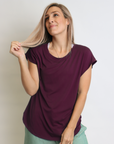 Relove ** Breastfeeding Top - Luxe Tee Fig