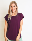 Relove ** Breastfeeding Top - Luxe Tee Fig