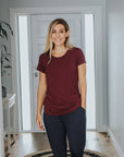 Relove ** Non BF - Women's Bamboo Tee - Workout Tee Fig