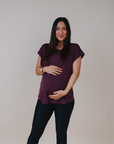 Relove ** Breastfeeding Top - Luxe Tee Fig