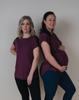 Relove ** Breastfeeding Top - Luxe Tee Fig