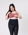 Maternity Leggings Classic 3/4 with Pockets Black