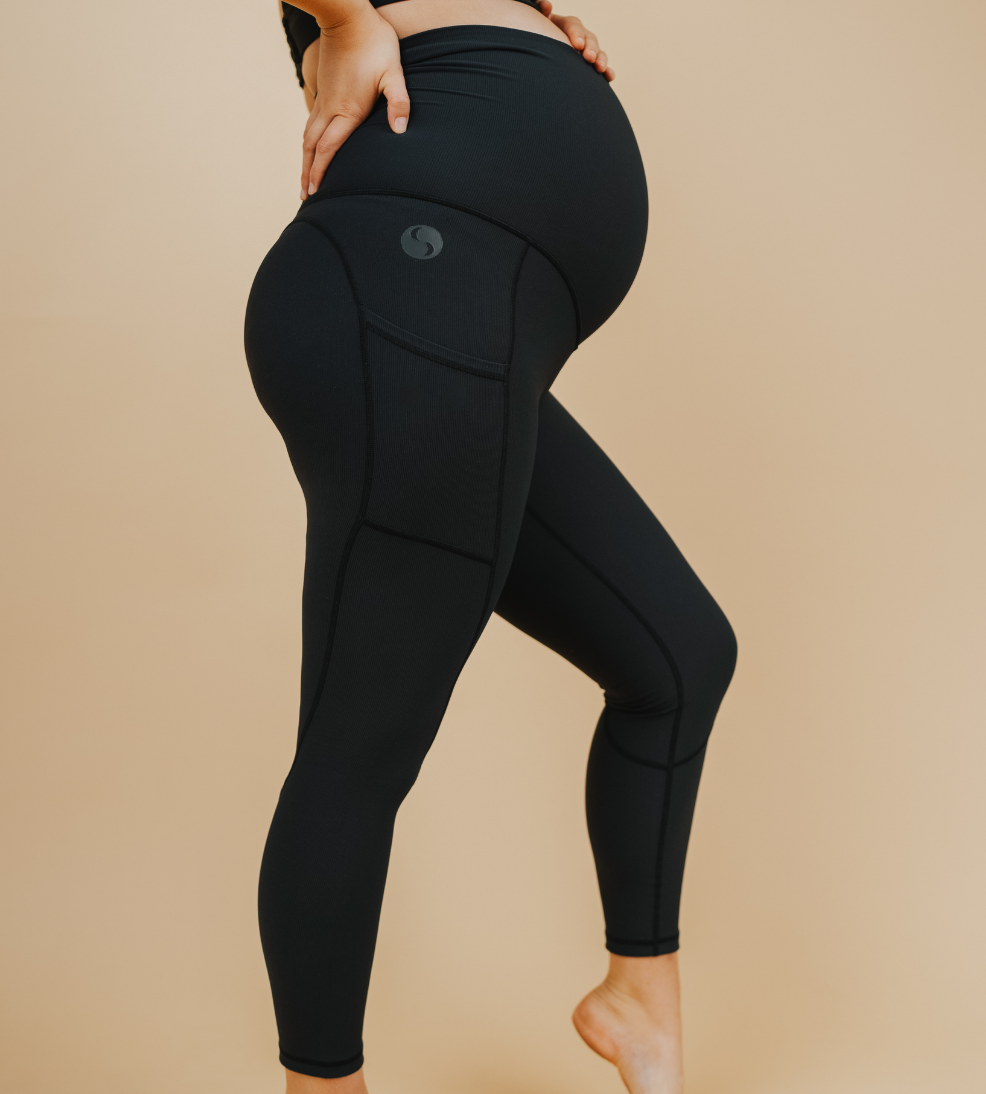 Relove ** Maternity Leggings - Ryan Ribbed 7/8