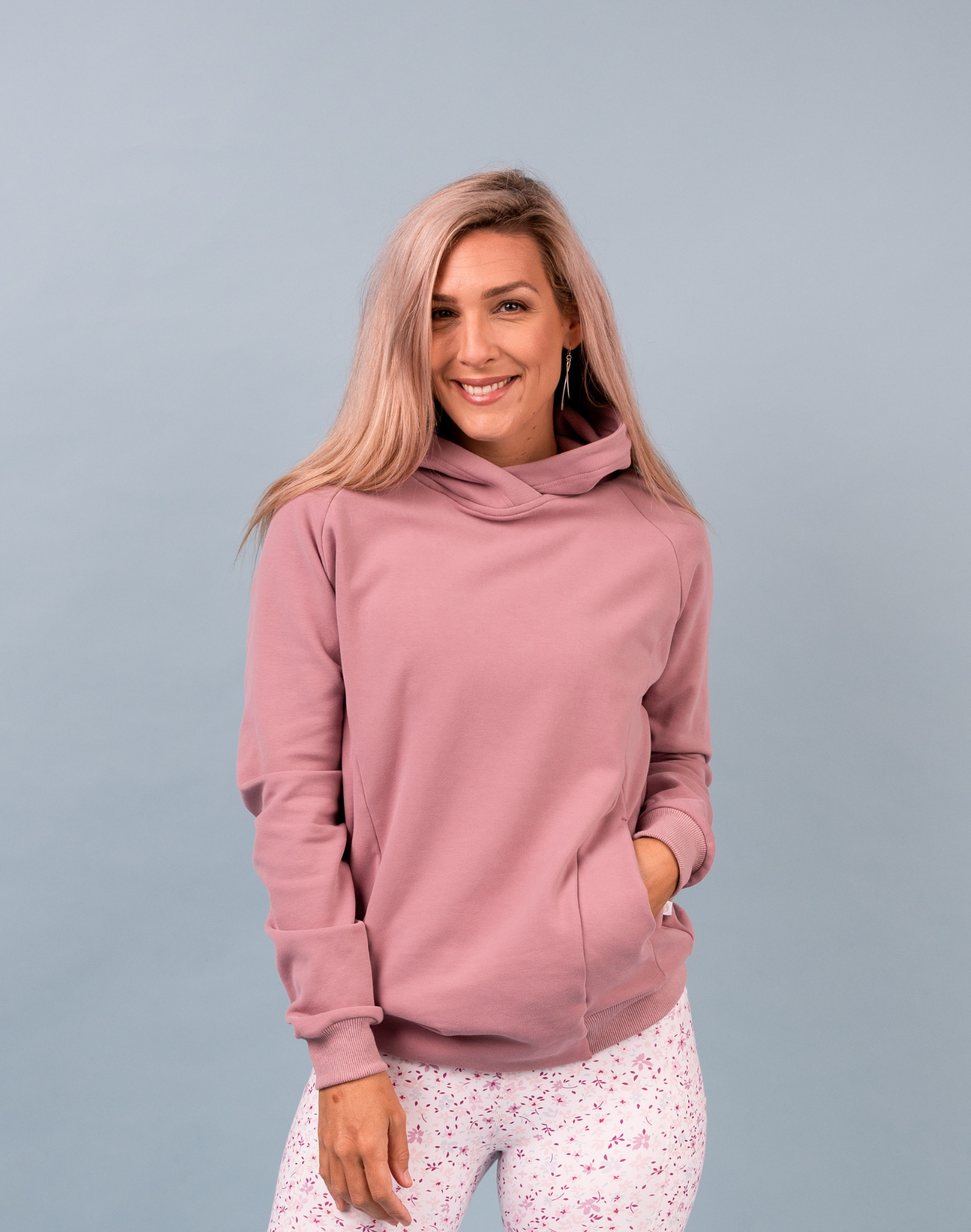 ** CLEARANCE ** Non BF - Women&#39;s Jumper | Jackson Hoodie Dusky Rose