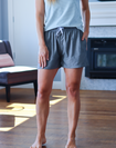 Women's Casual Shorts - Sunday Shorts Grey Marle