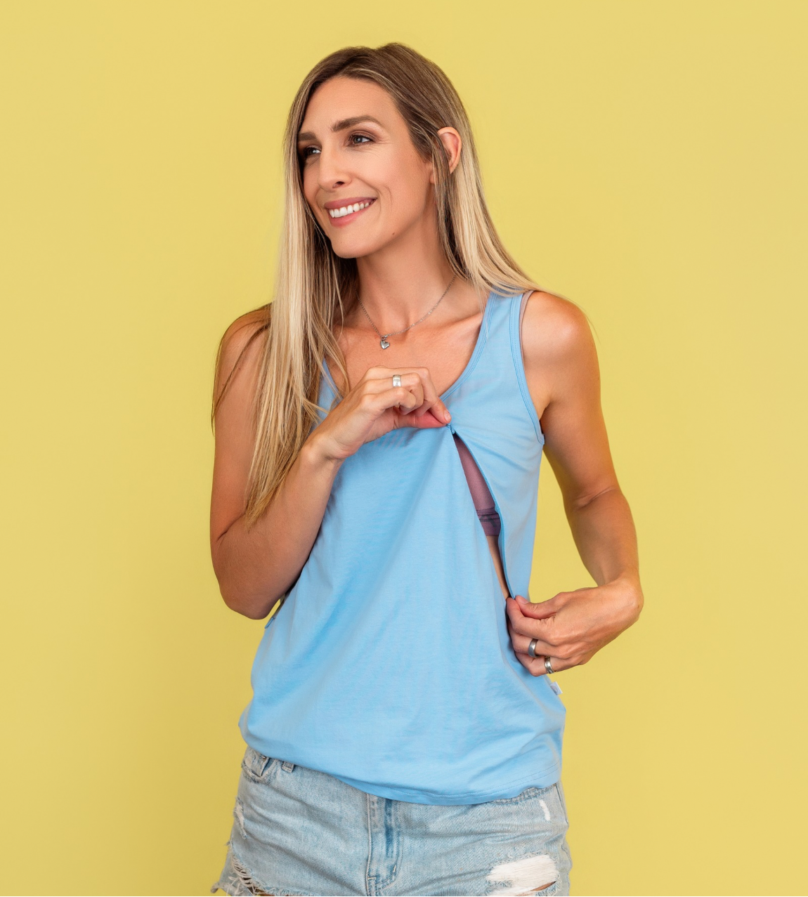 Breastfeeding Tank - Columbia Tank