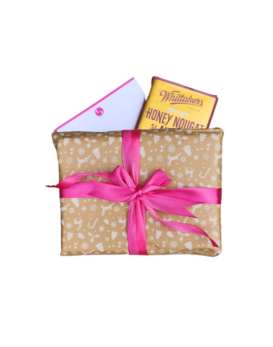 Gift Wrapping, Card + Chocolate