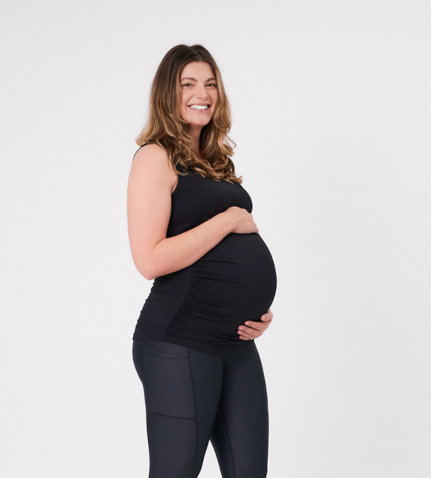 Bamboo Pregnancy Tank - Essentials Bump Tank