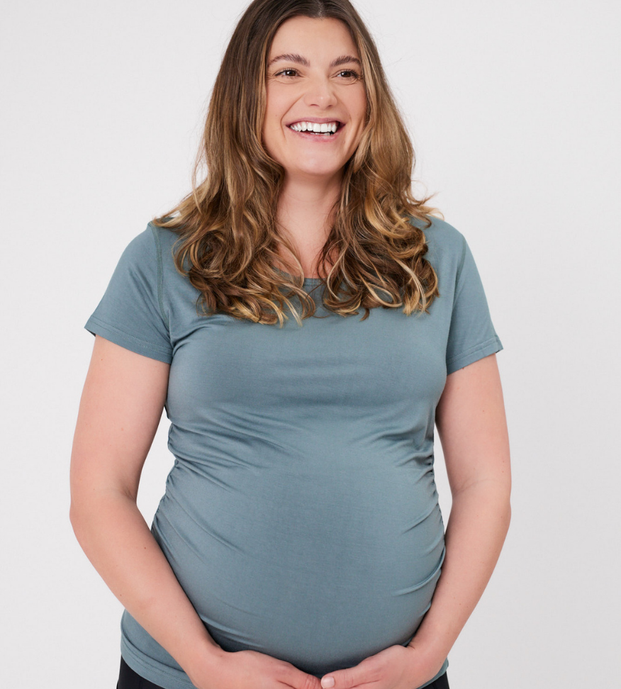 Bamboo Pregnancy T-Shirt - Essentials Bump Tee