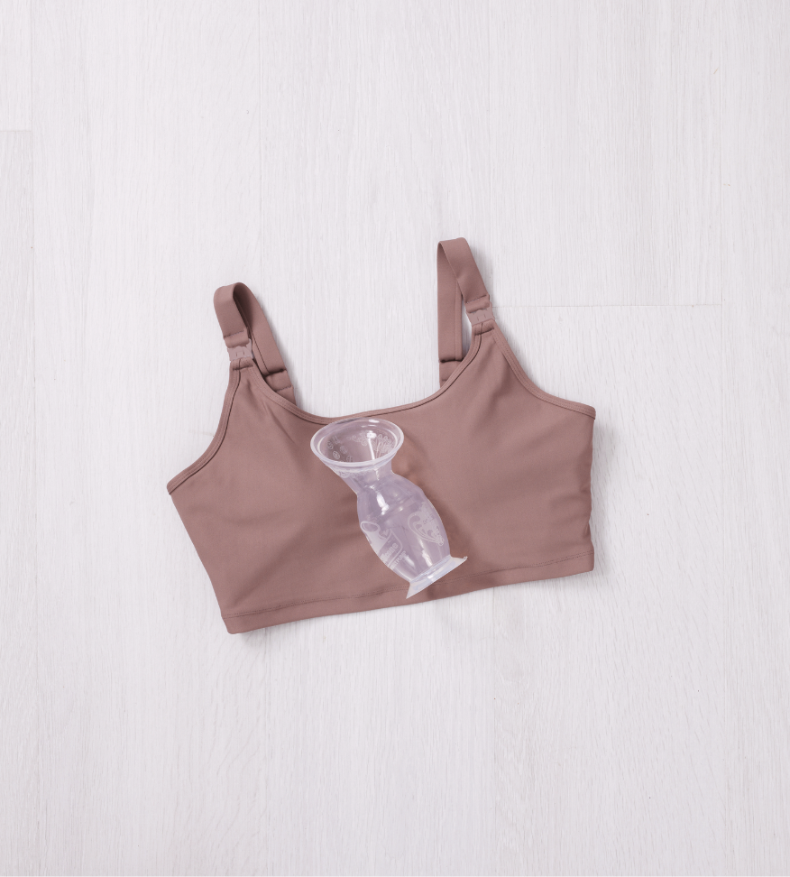 Nursing &amp; Hands Free Pumping Sports Crop