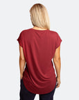 Relove ** Breastfeeding Top - Luxe Tee Ruby