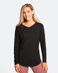 Relove ** Maternity Top - Cruise Long Sleeve Top Black