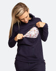 Relove ** Breastfeeding Hoodie - Lush Hoodie Navy