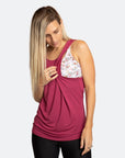 Relove ** Breastfeeding Top - Casual Tank French Rose