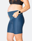 Relove ** High Waisted Maternity Bike Shorts - Classic Aspen