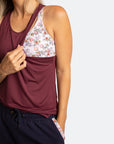 Relove ** Breastfeeding Top - Rise Up Tank Sangria