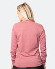 Relove ** Maternity Top - Crew Neck Jumper Rose Marle