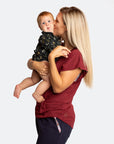 Relove ** Breastfeeding Top - Luxe Tee Ruby