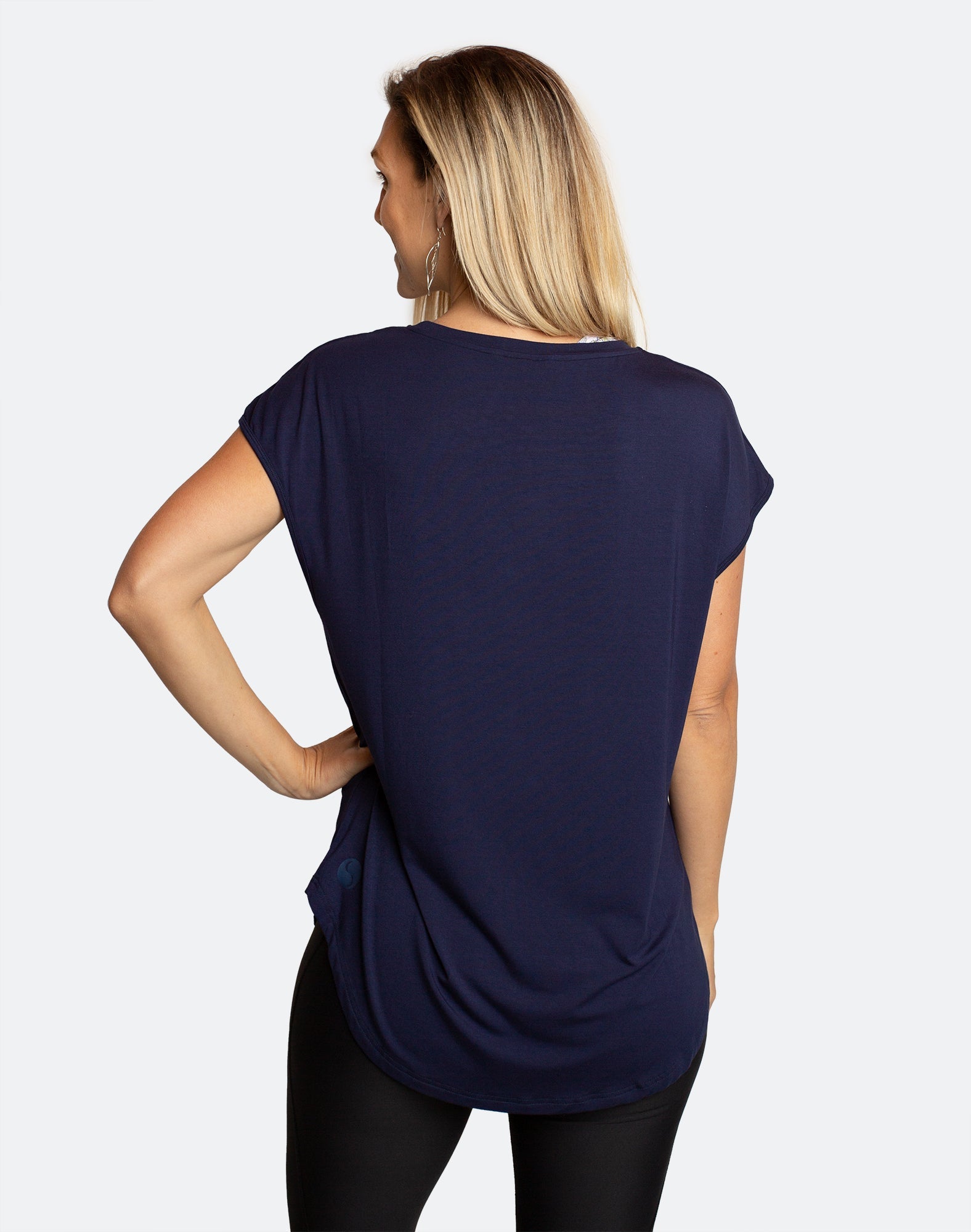 Relove ** Breastfeeding Top - Luxe Tee Tui Blue