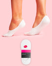 Woman's white ankle sock