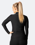 Relove ** Long Sleeve Breastfeeding Top - Aspire Top Black Marle