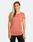 Relove ** Breastfeeding T-Shirt - Bamboo Workout Tee Spice