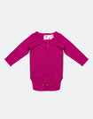 ** CLEARANCE ** Baby Long Sleeve Bodysuit Mulberry
