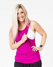** CLEARANCE ** Breastfeeding Top - Casual Tank Mulberry