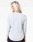 Relove ** Maternity Top - Cruise Long Sleeve Grey