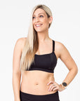 Relove ** Maternity Activewear Bra - Fit2feed Bra Black