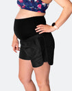 Relove ** Maternity Running Shorts - Flex Shorts Black