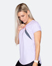 ** CLEARANCE ** Breastfeeding T-Shirt - Scoop Tee Lilac