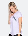 Relove ** Breastfeeding T-Shirt - Scoop Tee Lilac