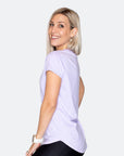 Relove ** Breastfeeding T-Shirt - Scoop Tee Lilac