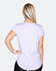 Relove ** Breastfeeding T-Shirt - Scoop Tee Lilac