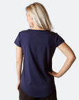 Relove ** Breastfeeding T-Shirt - Scoop Tee Tui Blue