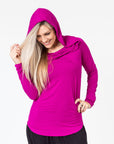 Relove ** Breastfeeding Hoodie - Shadow Hoodie Mulberry