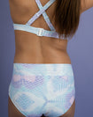 Back view of high waisted bikini bottoms