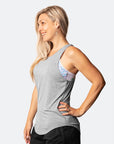 Relove ** Breastfeeding Top - Rise Up Tank Grey Marle