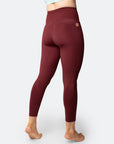 Relove ** Dream Leggings - High Waisted Leggings 7/8 Bordeaux