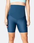 Relove ** High Waisted Maternity Bike Shorts - Classic Aspen