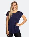 Relove ** Breastfeeding Top - Luxe Tee Tui Blue