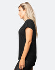 Relove ** Breastfeeding Top - Luxe Tee Black