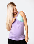 Relove ** Breastfeeding Top - Casual Tank Lavender