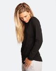 Relove ** Maternity Top - Cruise Long Sleeve Top Black