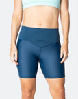 Relove ** High Waisted Maternity Bike Shorts - Classic Aspen